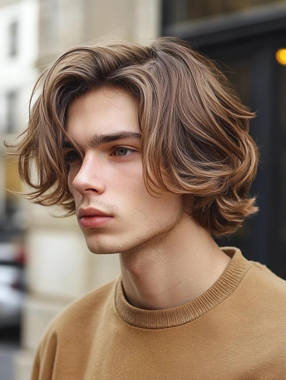 Man with cropped curls and temple fade