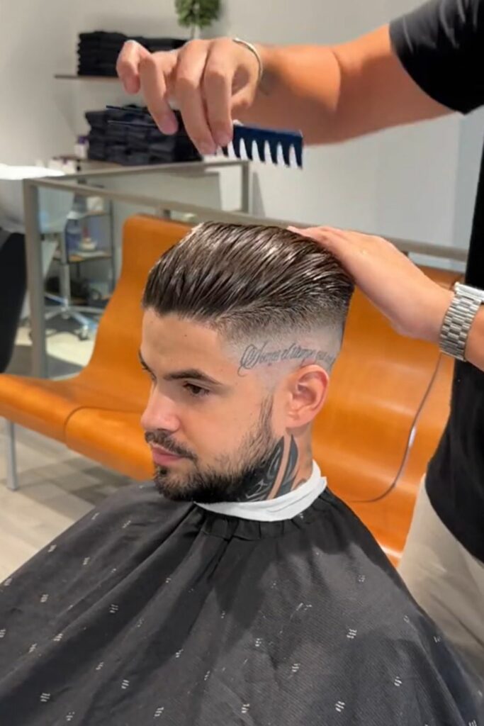 The Bold Undercut with Tousled Wavy Top