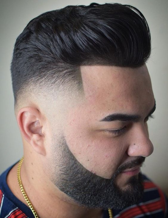 Disconnected Quiff with Low Fade