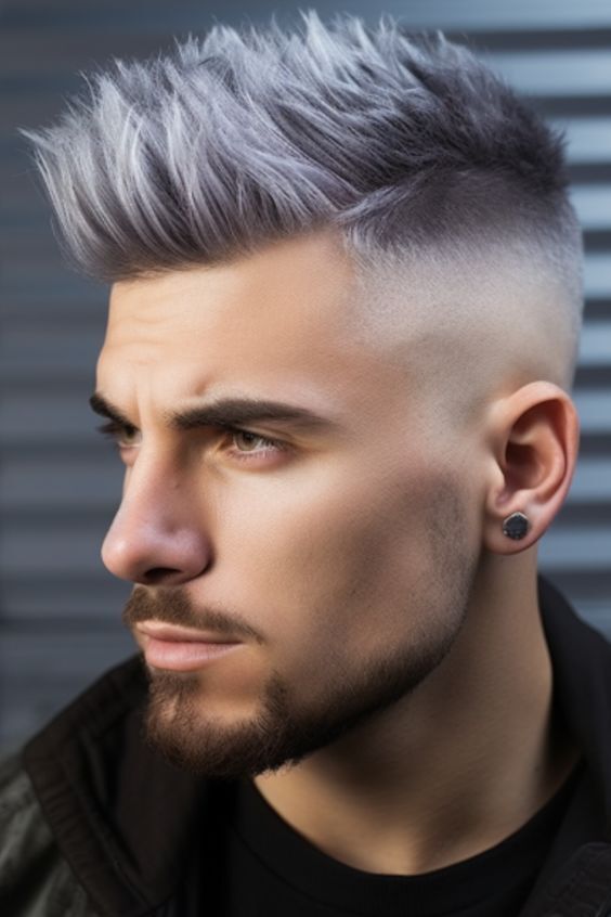 Layered Burst Mohawk with Soft Flow