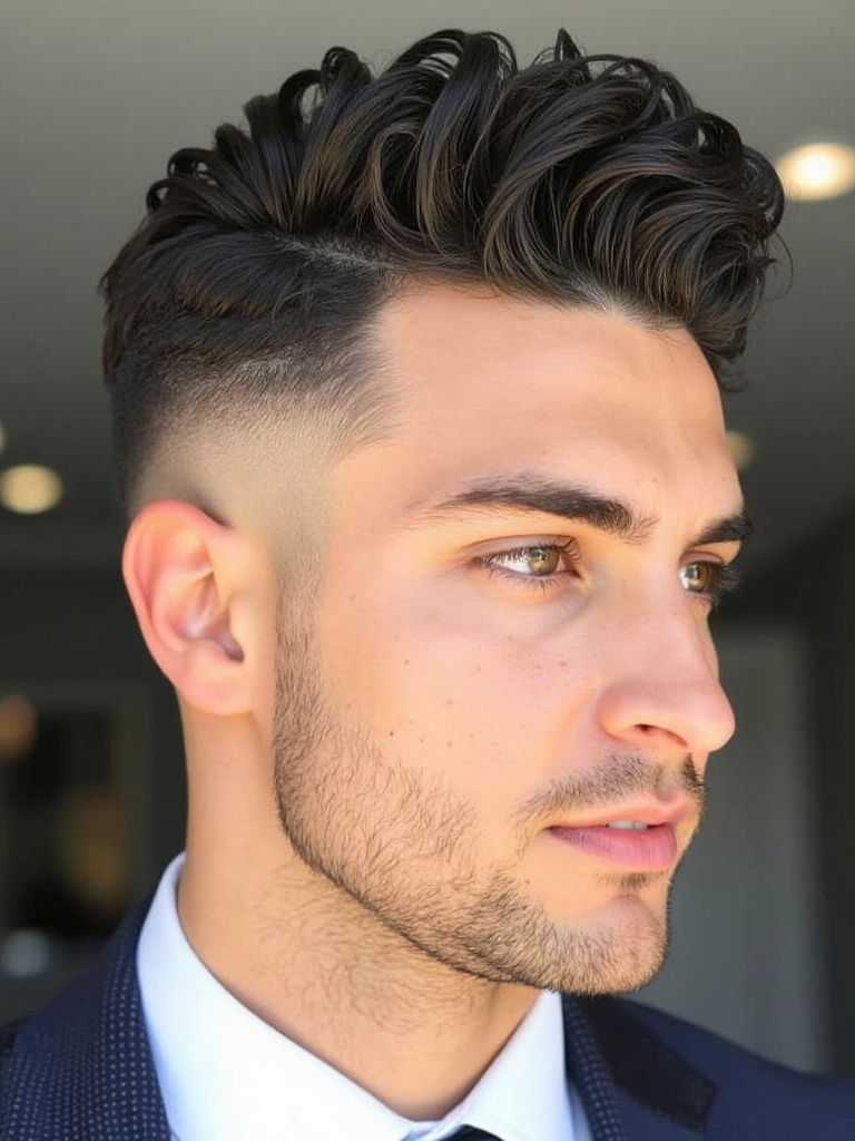 Layered Faux Hawk with Tousled Top
