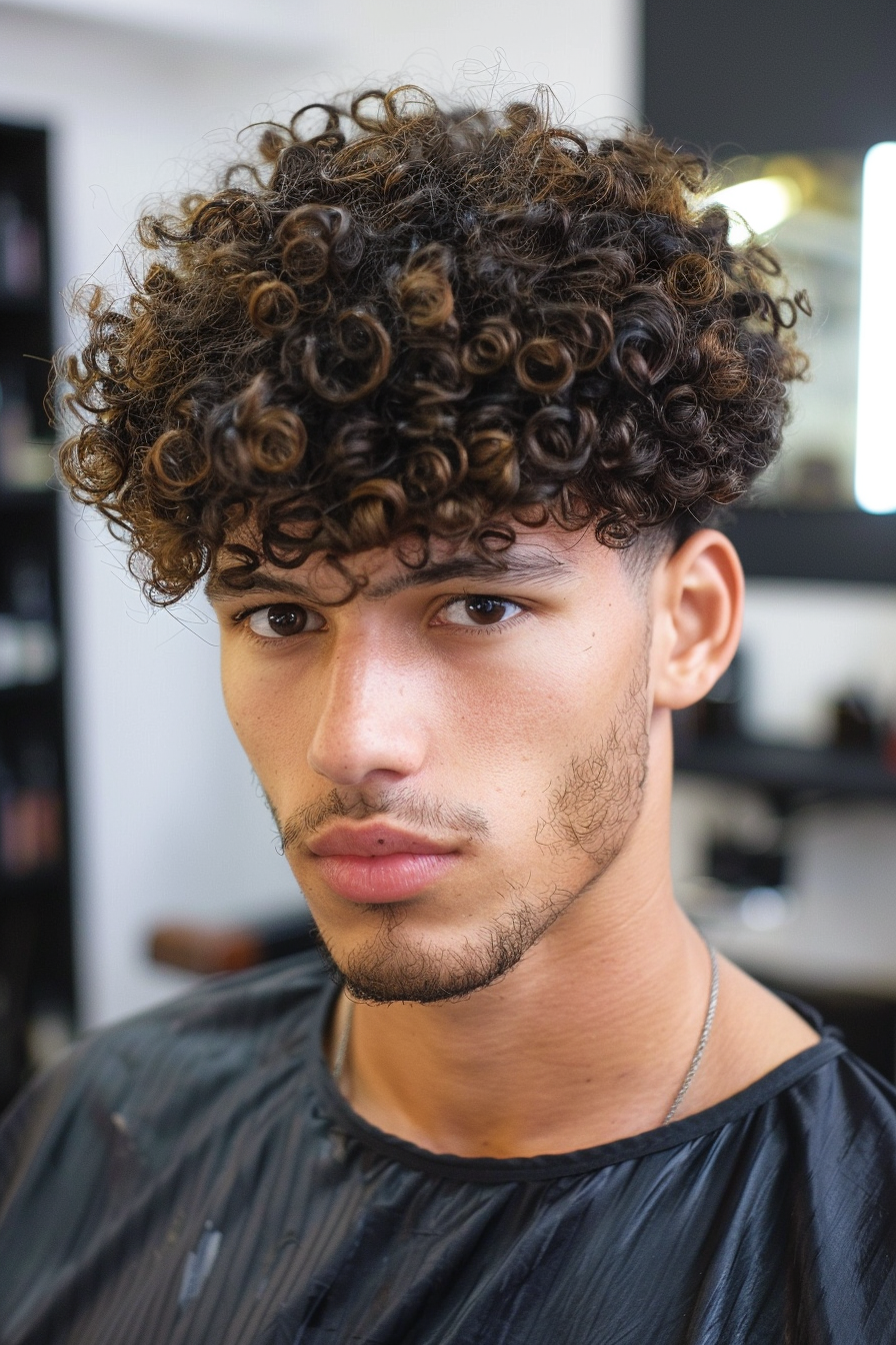 Short Curly Afro