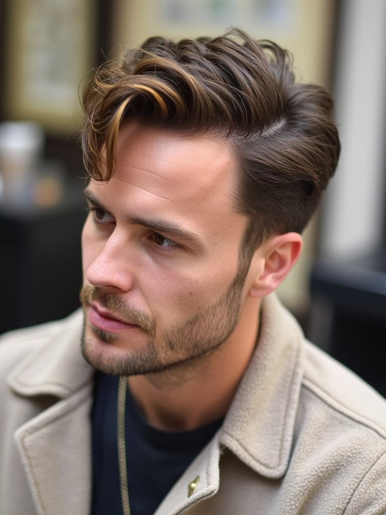 Classic Taper with Windswept Layers