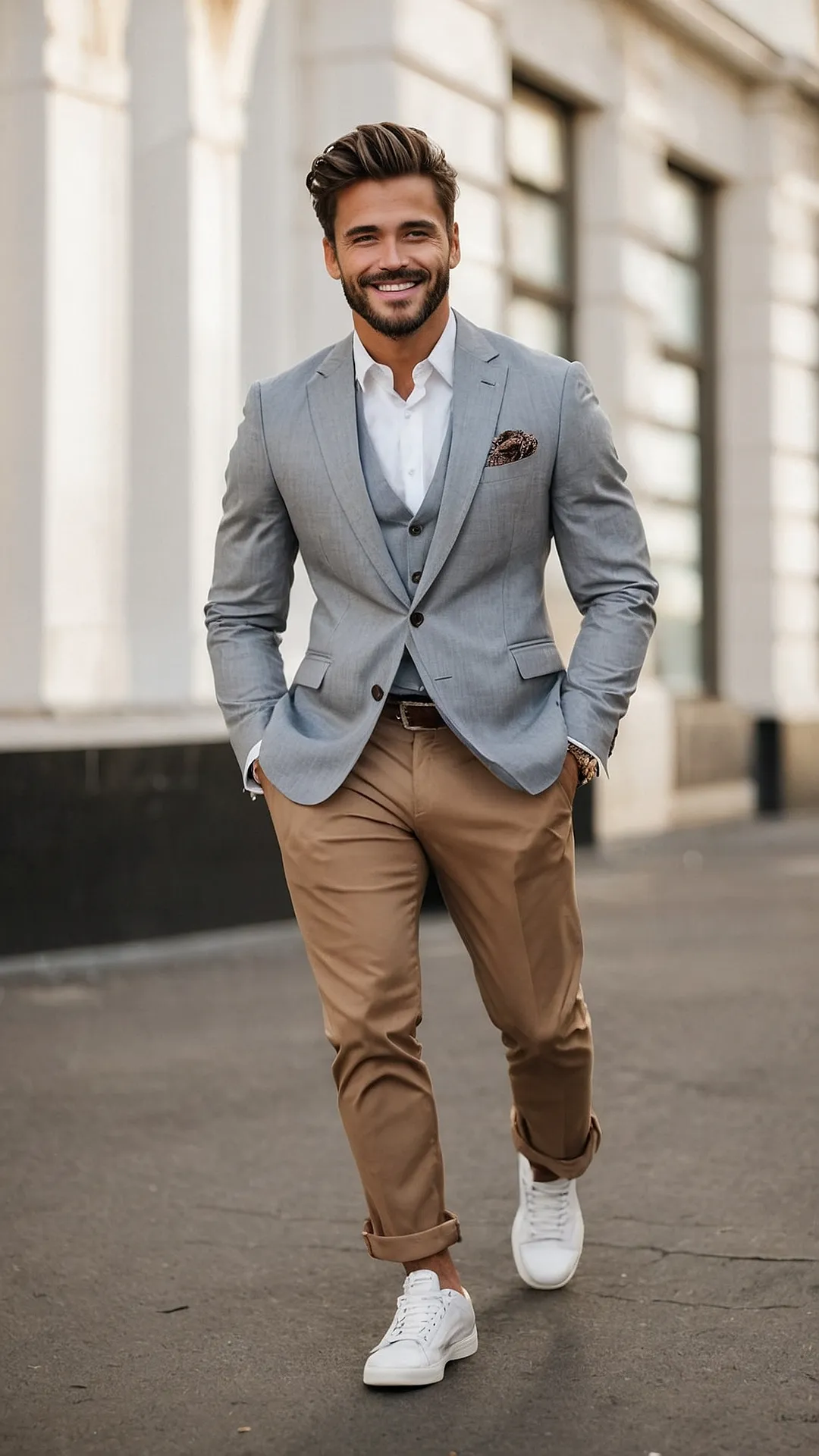 Tailored Flannel Look with Textures