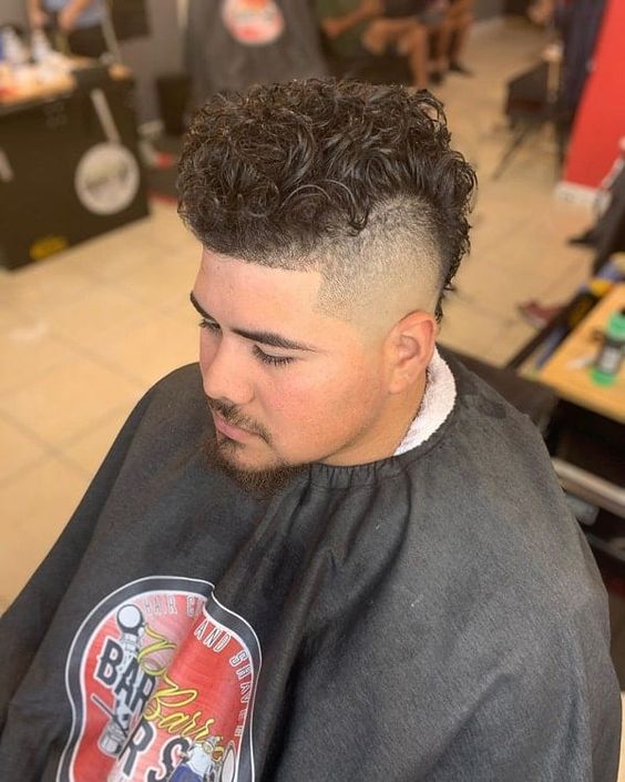 Textured Faux Hawk with Tapered Sides