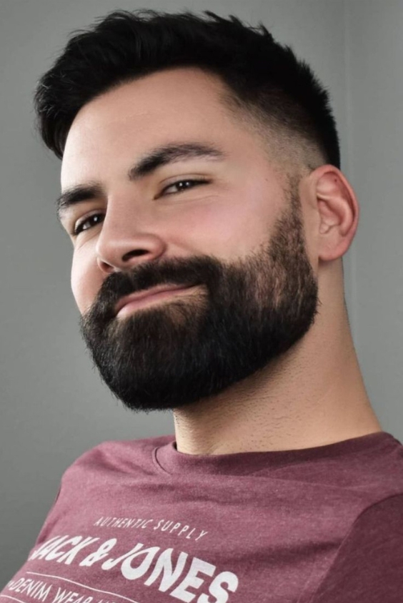 Bushy Beard with Stubble Blend