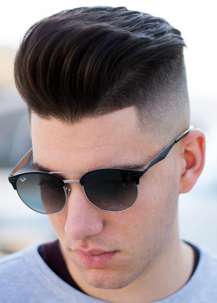 Disconnected Undercut with a Voluminous Quiff