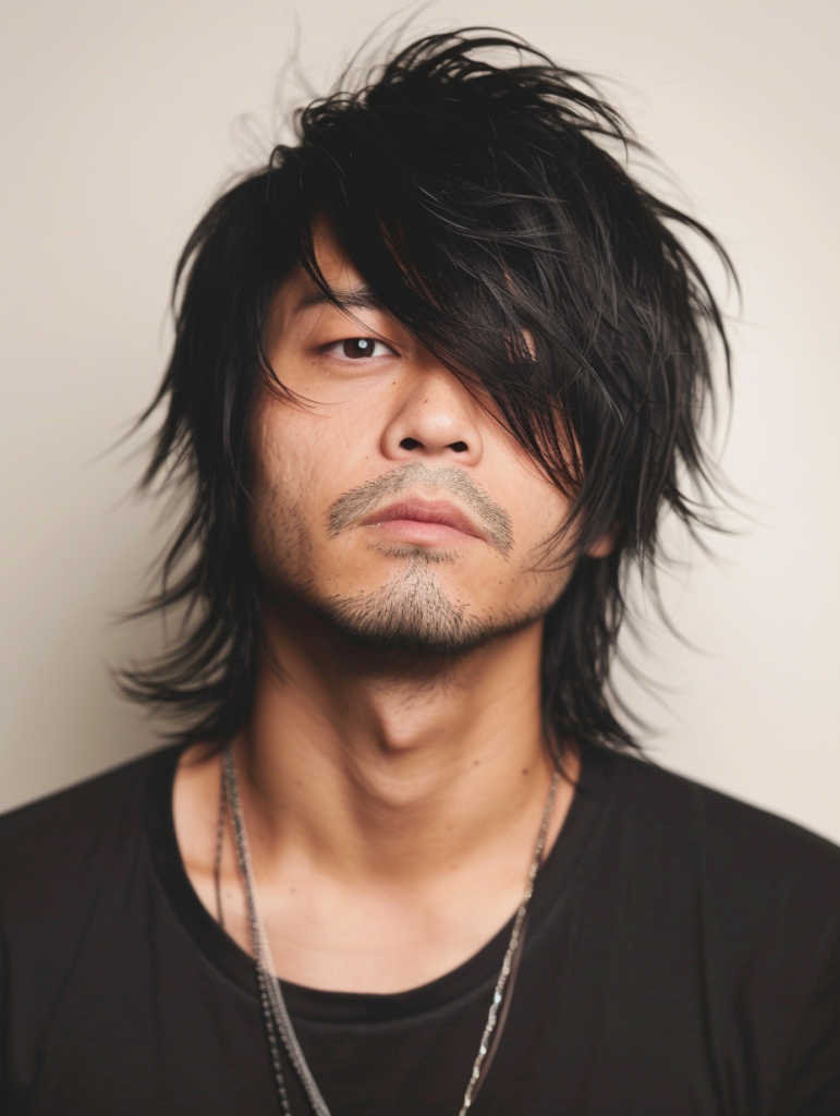 Layered Samurai Mullet