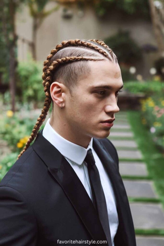 Fulani-Inspired Braids with Accessory Details