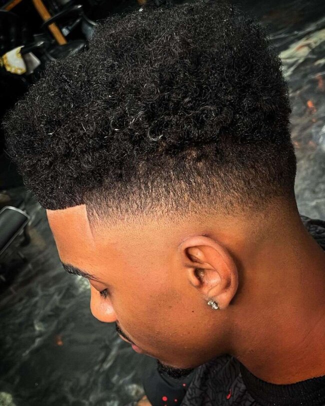 Bold High-Top Fade with Precision Edges