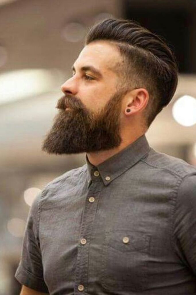 Lumberjack Beard with Undercut