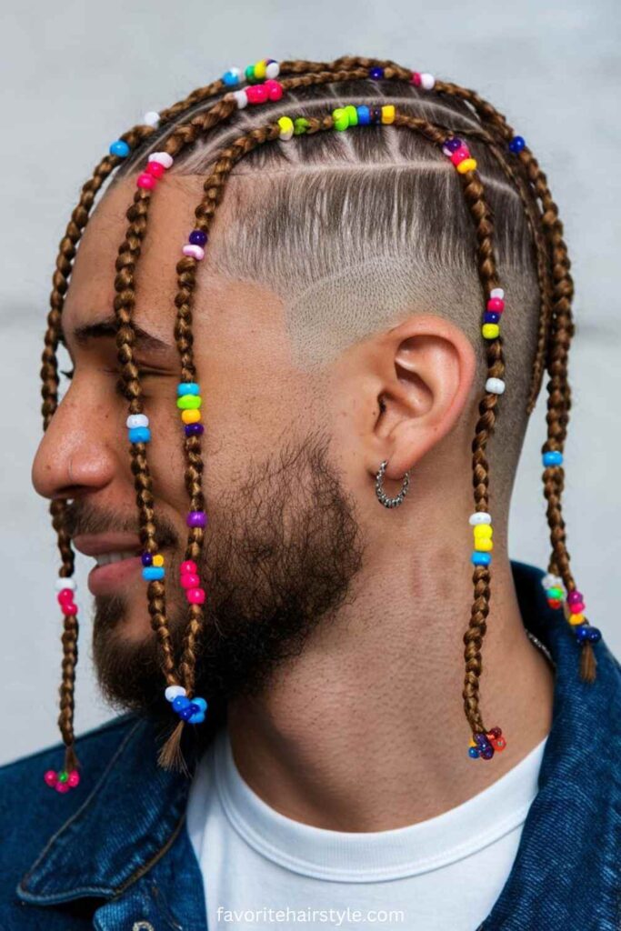 Mohawk Braids with High Volume