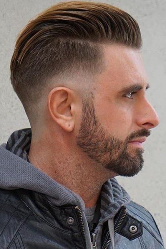 Slicked Back Undercut Fade