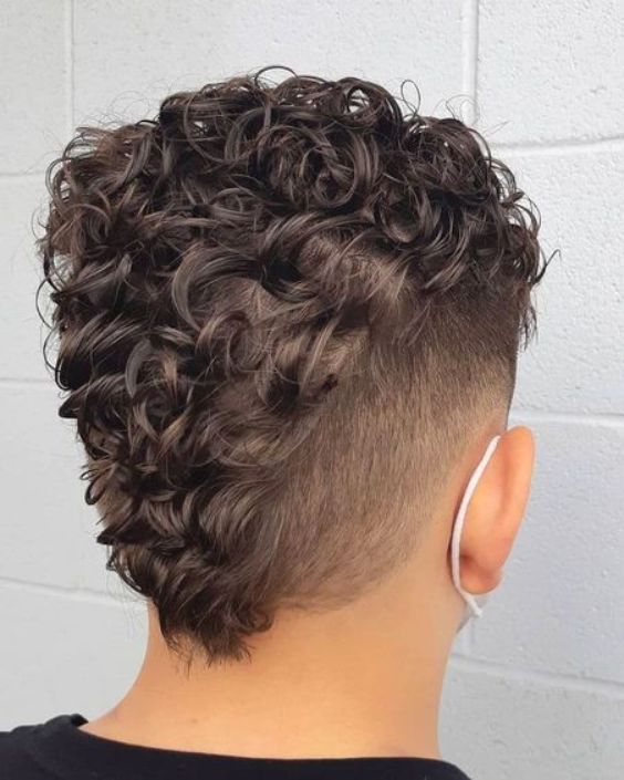 The Curly Faux Hawk