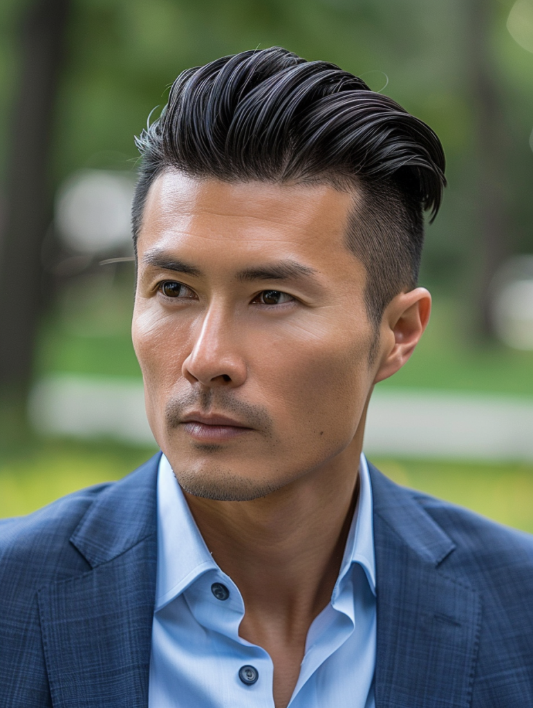 Sleek and Minimal: Asian-Inspired Undercut