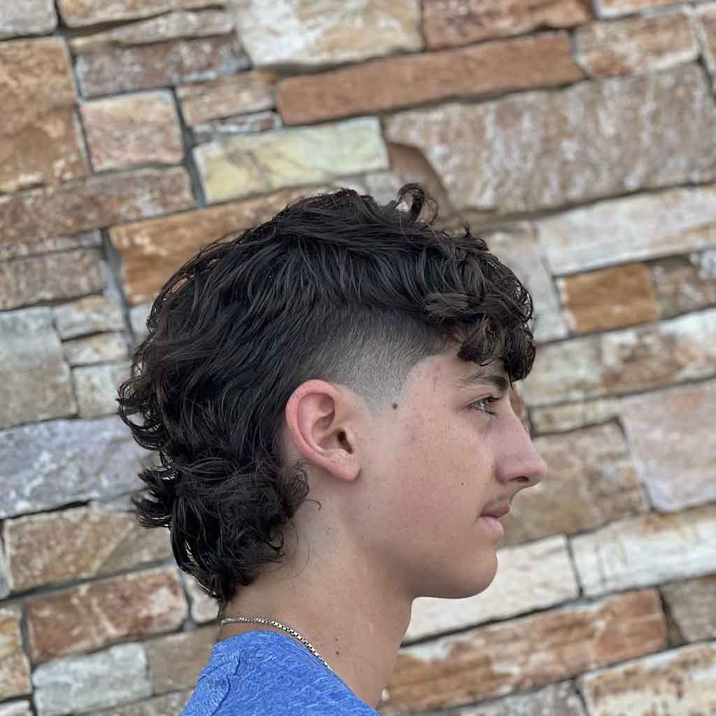 Relaxed Curls with a Defined Undercut