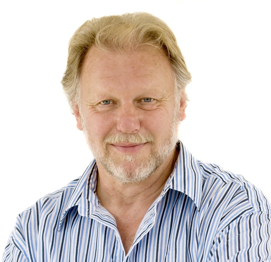 Blonde Beard and Wavy Hairstyle