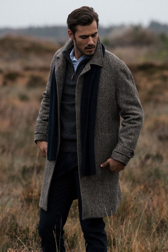 Tailored Warmth Meets Relaxed Comfort