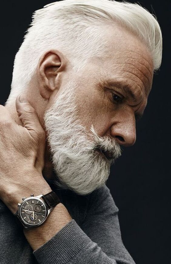 Practical Elegance with Natural Gray Beard