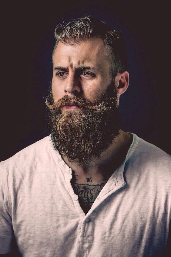 Mid-Length Beard with Soft Waves