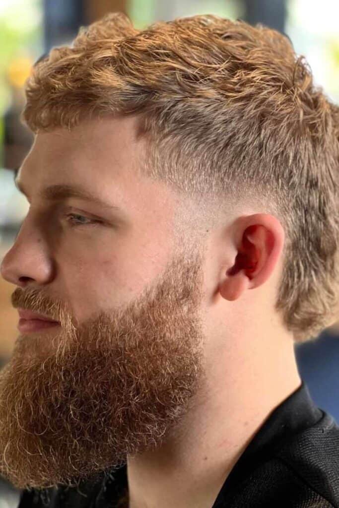 Undercut Faux Hawk with Mullet Tail