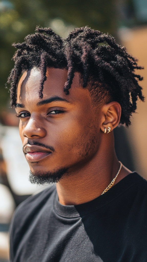 Short Defined Twists with Beard Accent
